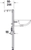Element umywalkowy DuraSystem, standardowy
