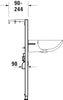 Element umywalkowy DuraSystem, standardowy
