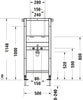 Element umywalkowy DuraSystem, standardowy