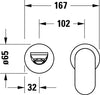 Duravit Wave jednouchwytowa bateria umywalkowa podtynkowa 