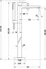 Jednouchwytowa bateria wannowa Duravit Manhattan