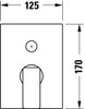 Duravit Manhattan jednouchwytowa bateria podtynkowa