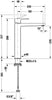 Duravit Manhattan jednouchwytowa bateria umywalkowa XL