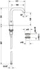 Bateria umywalkowa 3-otworowa Duravit Circle