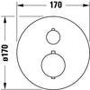 Termostat podtynkowy Duravit