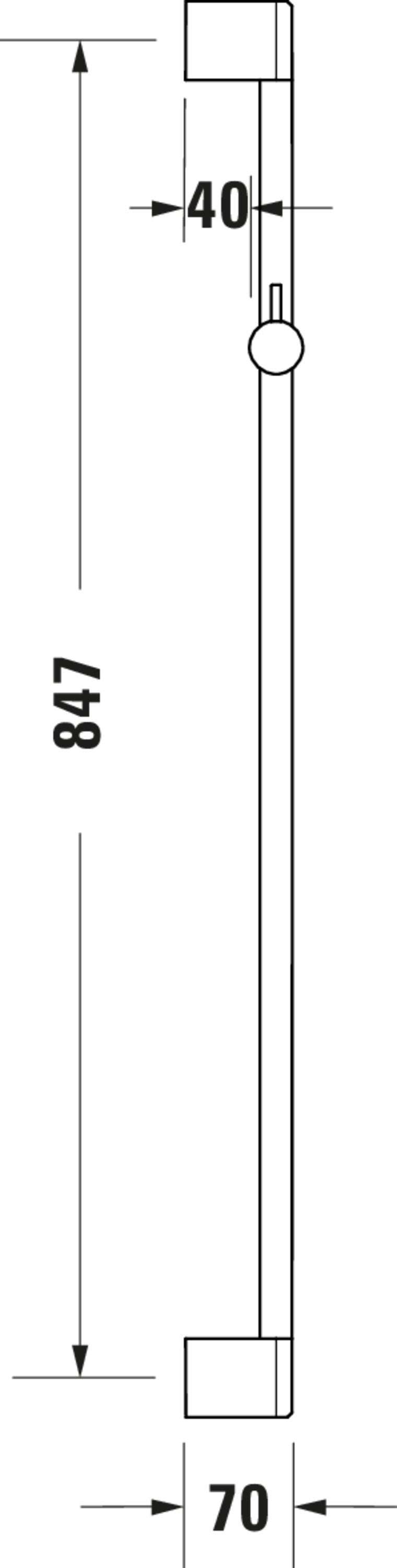 Duravit Wave bateria prysznicowa jednouchwytowa