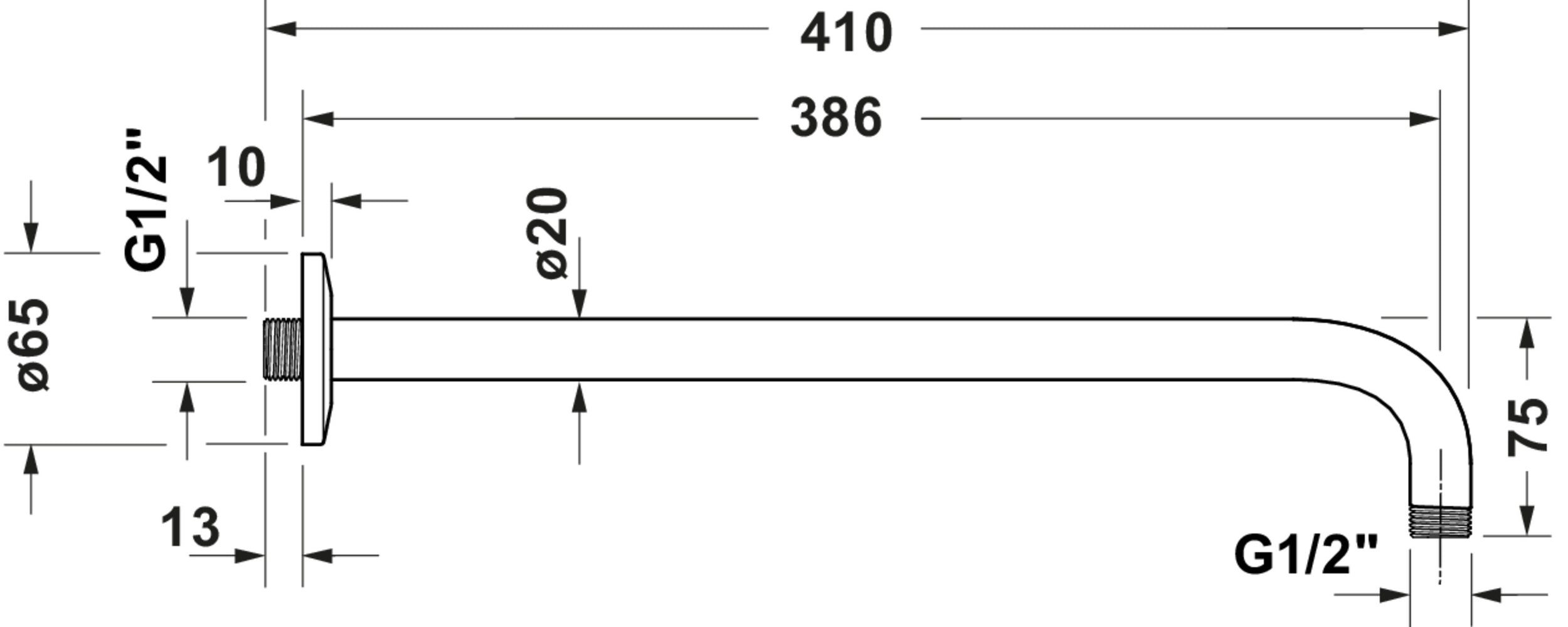 Podtynkowy system prysznicowy Duravit z termostatem i deszczownicą