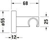 Duravit uniwersalny uchwyt prysznicowy