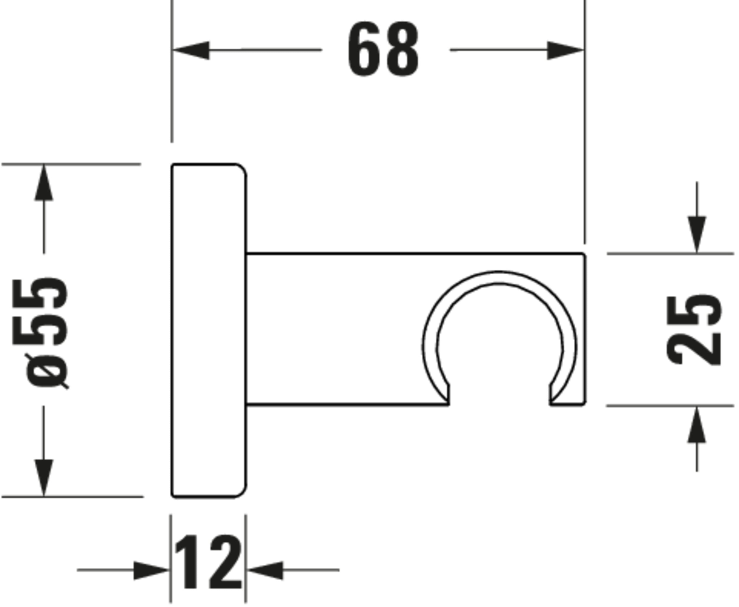 Bateria wannowa Duravit Wave z termostatem