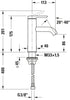 Duravit C.1 bateria umywalkowa jednouchwytowa M