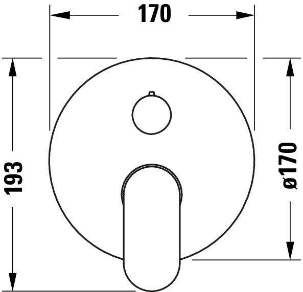 Duravit Wave jednouchwytowa bateria wannowa podtynkowa