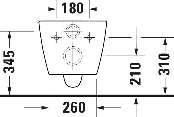Duravit Soleil zestaw WC wiszący z deską sedesową - ukryte mocowanie