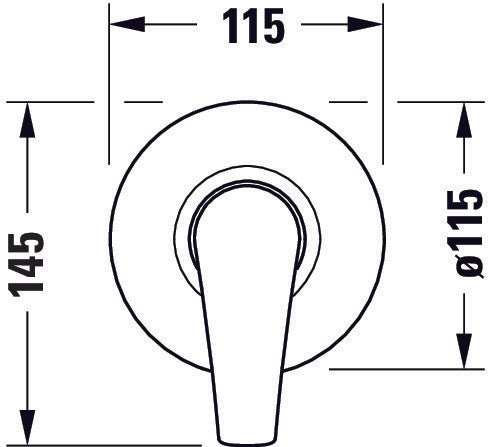 Duravit DuraVelez podtynkowa bateria prysznicowa 