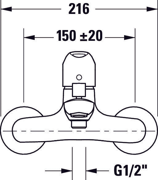 Duravit DuraVelez bateria wannowa