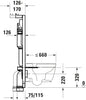 Duravit DuraSystem element instalacyjny WC