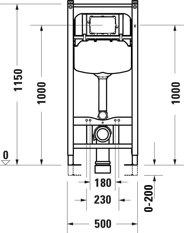 Duravit DuraSystem element instalacyjny WC