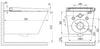 Kompletny zestaw WC 36: Toaleta myjąca Basic 1102