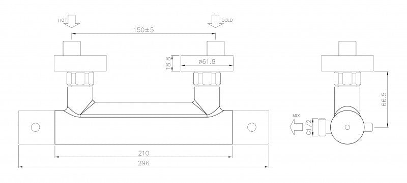 Bateria prysznicowa z termostatem 4021