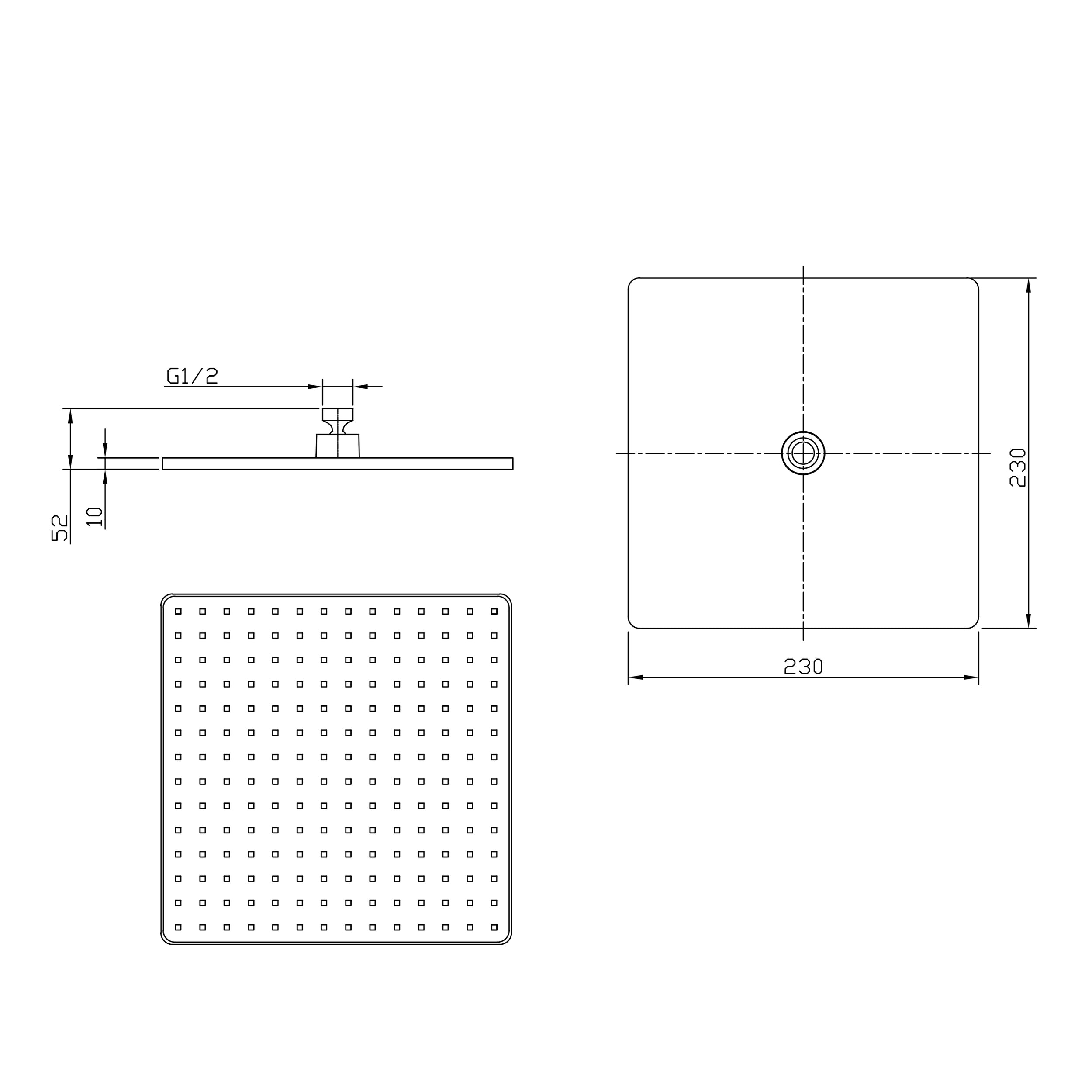 Deszczownica XXL 3030TB z ABS