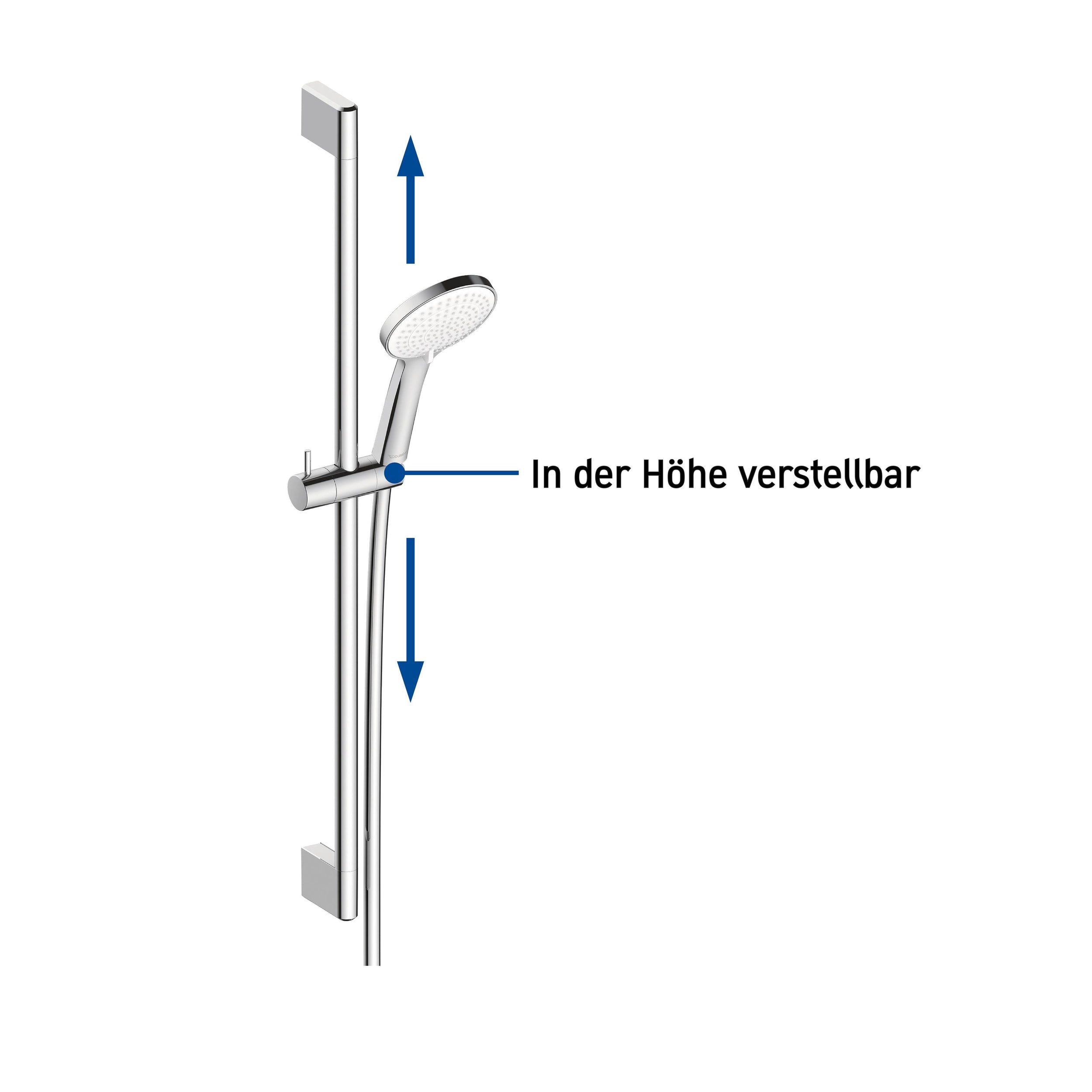Duravit DuraVelez bateria prysznicowa podtynkowa z głowicą prysznicową