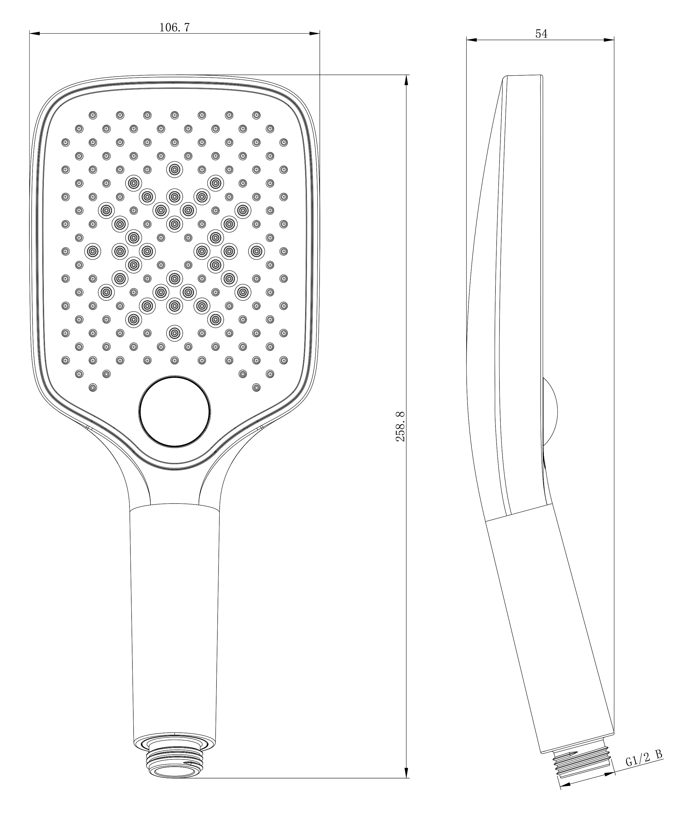 Zestaw prysznicowy kolumna prysznicowa Termostat 3011 PRO