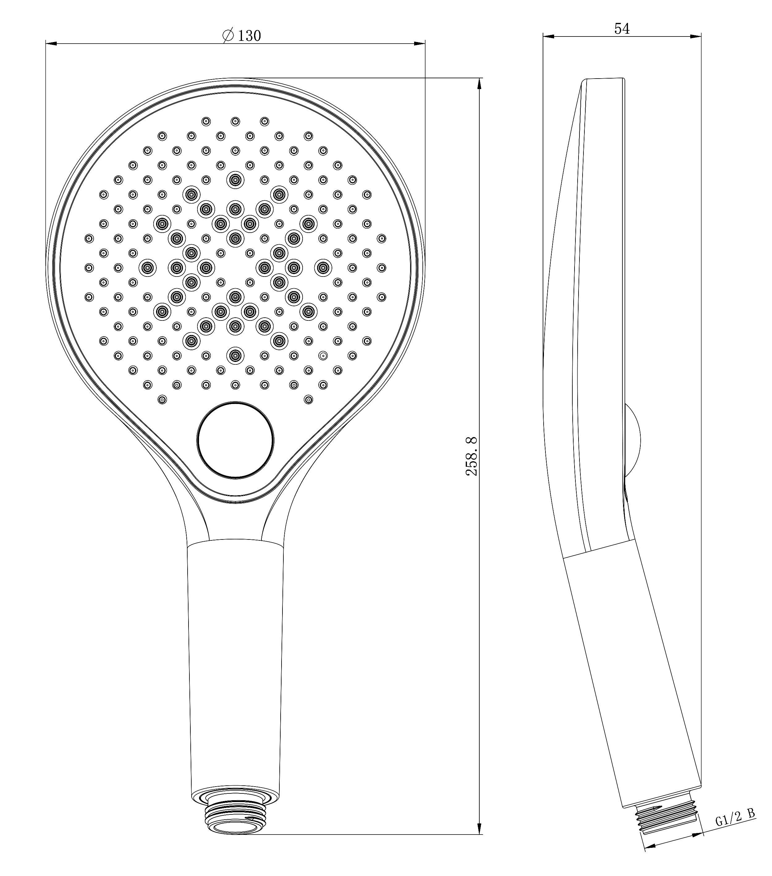 Zestaw prysznicowy z termostatem 8221 BASIC