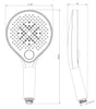 Zestaw prysznicowy z termostatem 4011 BASIC