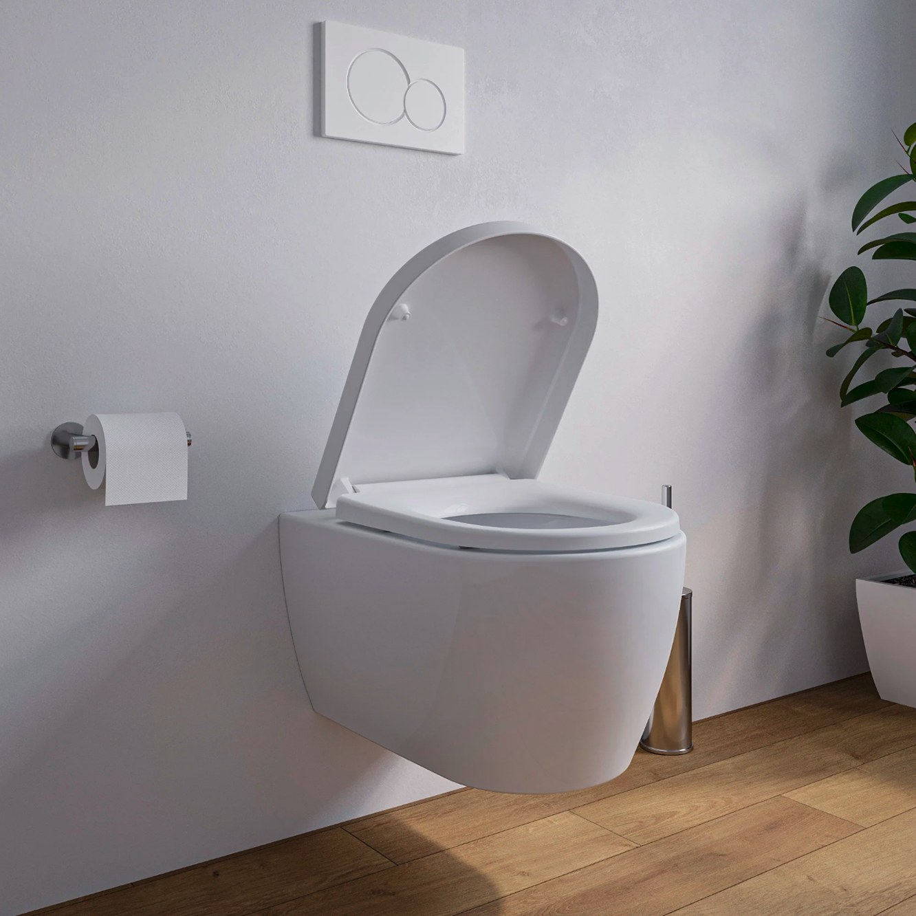 Miska WC wisząca bezkołnierzowa NT2038