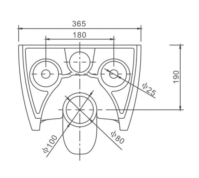 Kompletny zestaw WC 23: Miska WC wisząca NT2038