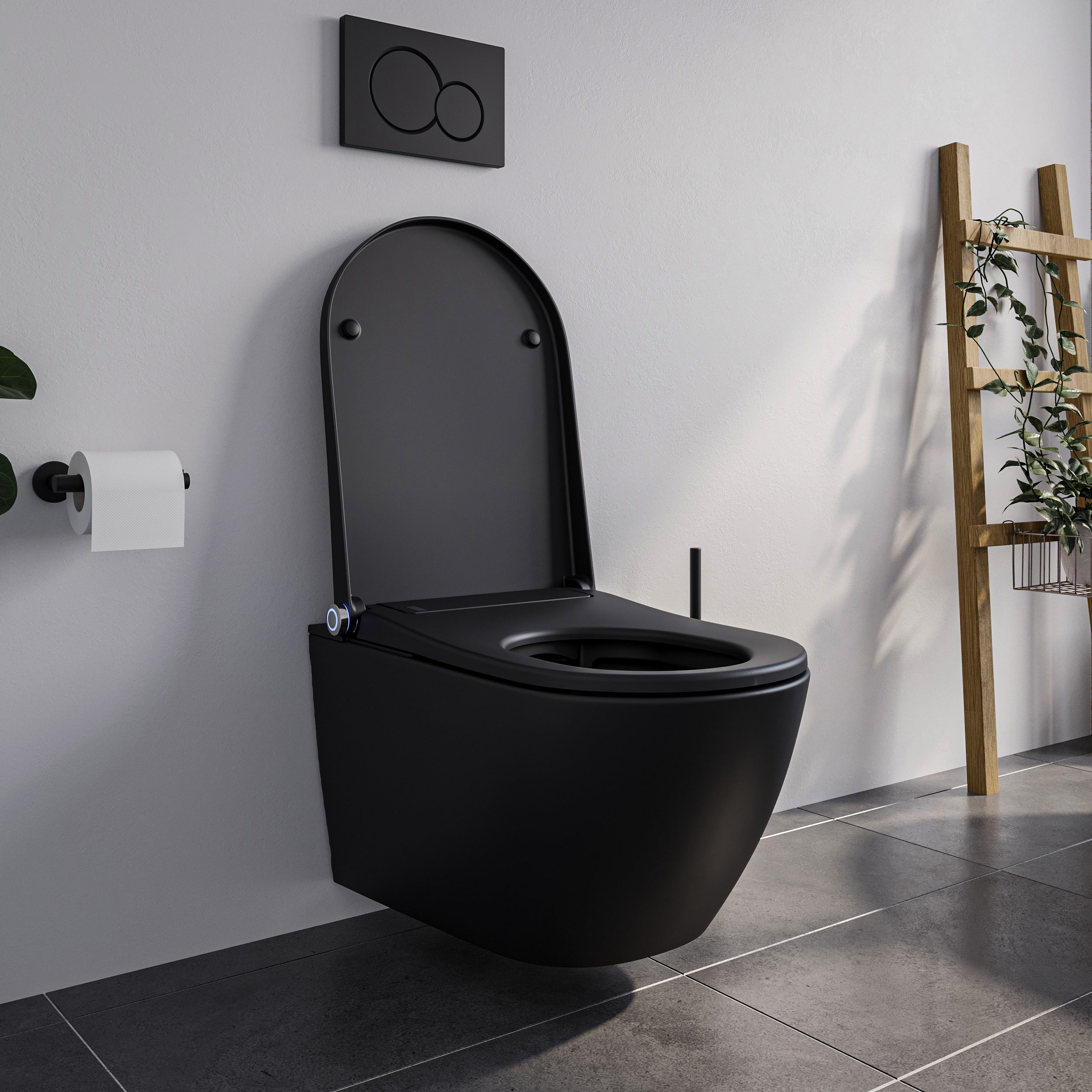 Toaleta myjąca PREMIUM 1102 czarny mat
