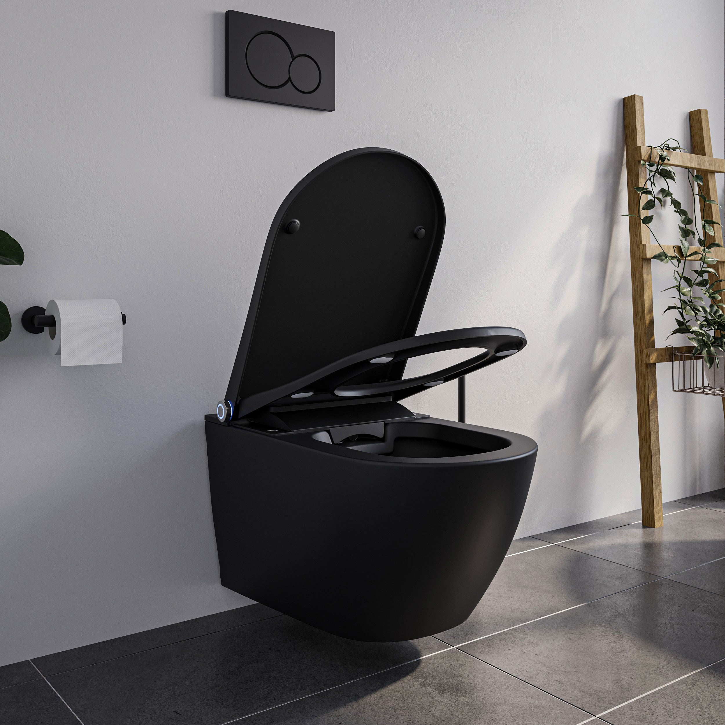 Toaleta myjąca PREMIUM 1102 czarny mat