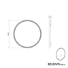 Lustro łazienkowe LED BELDIVO okrągłe - 80 cm