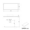 Szafka pod umywalkę nablatową LAVOA 160 cm