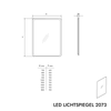 Lustro łazienkowe LED 2073
