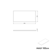 Szafka pod umywalkę MAUI 100 cm
