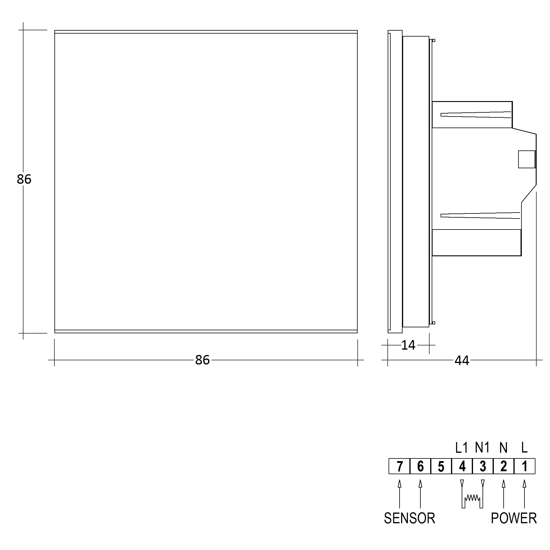 Termostat z ekranem dotykowym WL-6T
