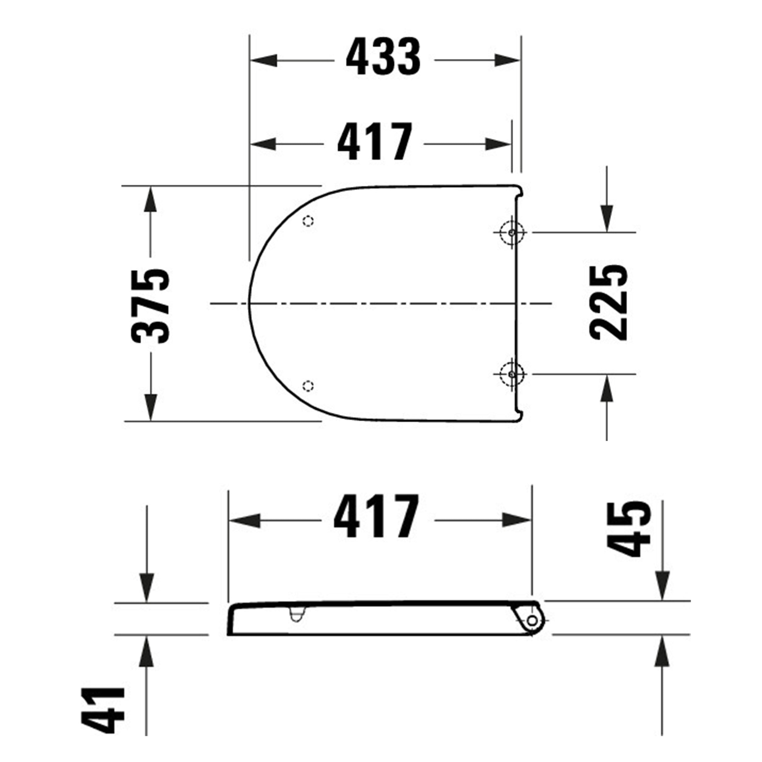 Duravit Univavo deska sedesowa Soft-Close
