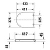 Duravit Univavo deska sedesowa Soft-Close