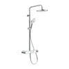 Duravit system prysznicowy z termostatem i półką szklaną