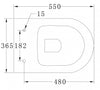 Kompletny zestaw WC 46: Miska WC B-8030R