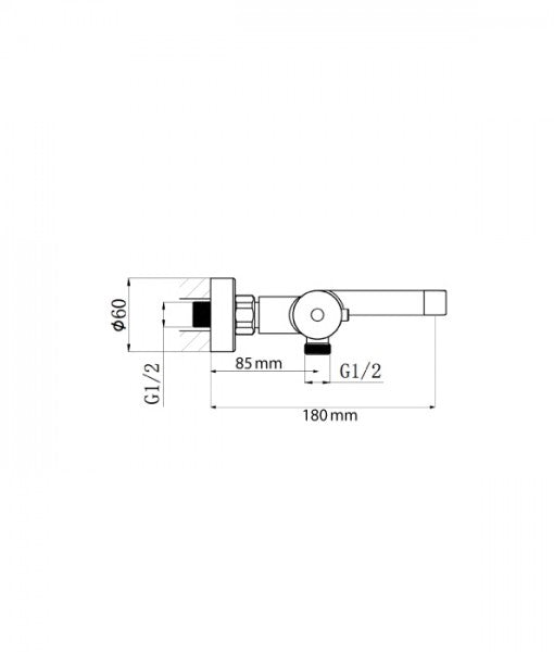 Bateria prysznicowa Bateria ścienna 4021