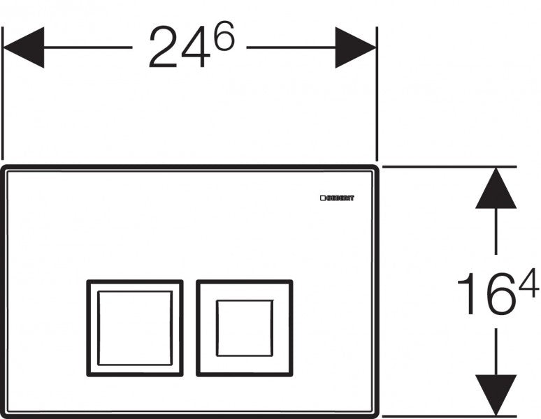 Geberit Duofix Basic stelaż podtynkowy