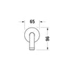 Duravit Tulum bateria prysznicowa podtynkowa