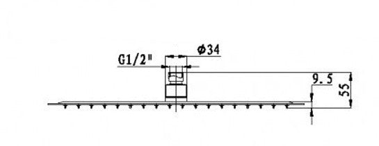 Zestaw prysznicowy 8921B BASIC z termostatem SEDAL