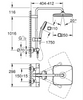 System prysznicowy GROHE Tempesta System 250 Cube z termostatem