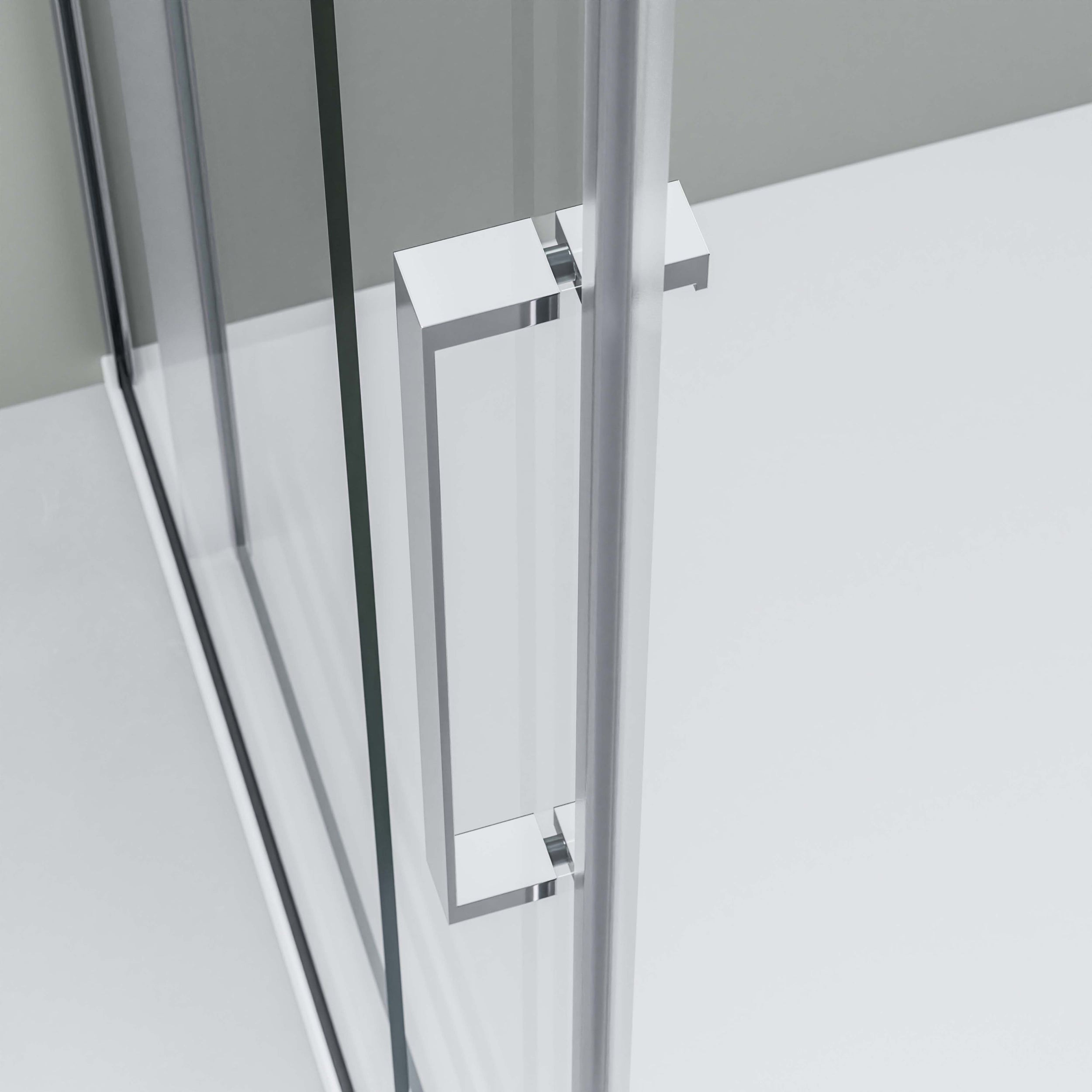 Drzwi prysznicowe przesuwne Soft-Close ze ścianką DX906 FLEX
