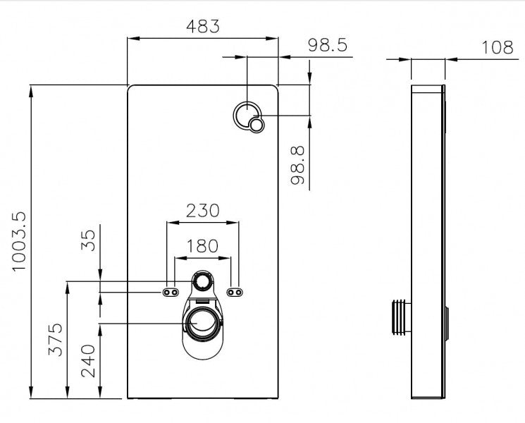 Kompletny zestaw WC 46: Miska WC B-8030R