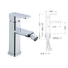 Bidet ścienne wiszące CH2019V