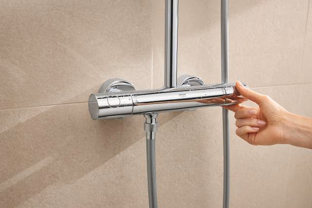 System prysznicowy GROHE Tempesta System 250 Cube z termostatem