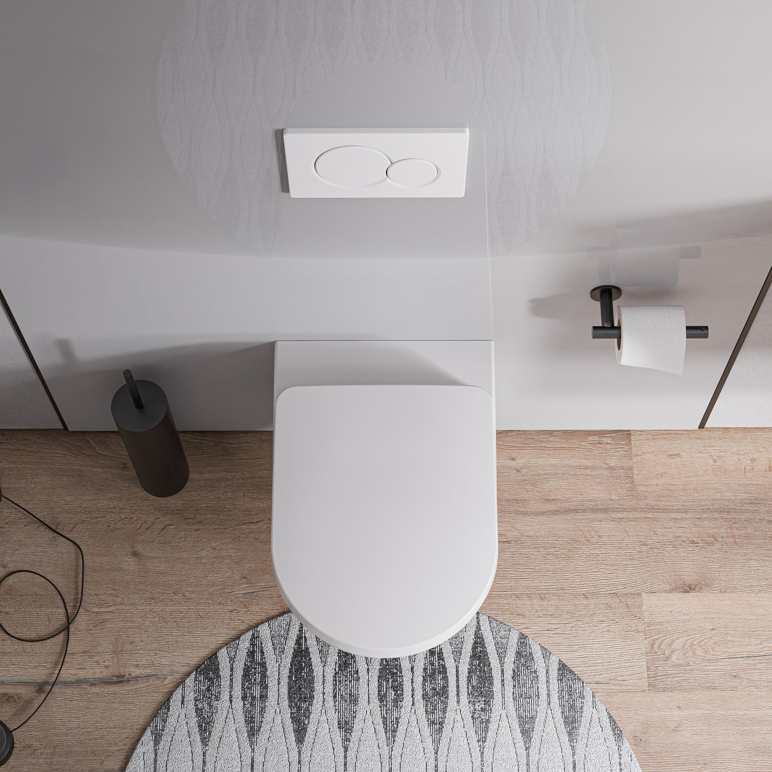 Miska WC wisząca bezkołnierzowa VIVEO